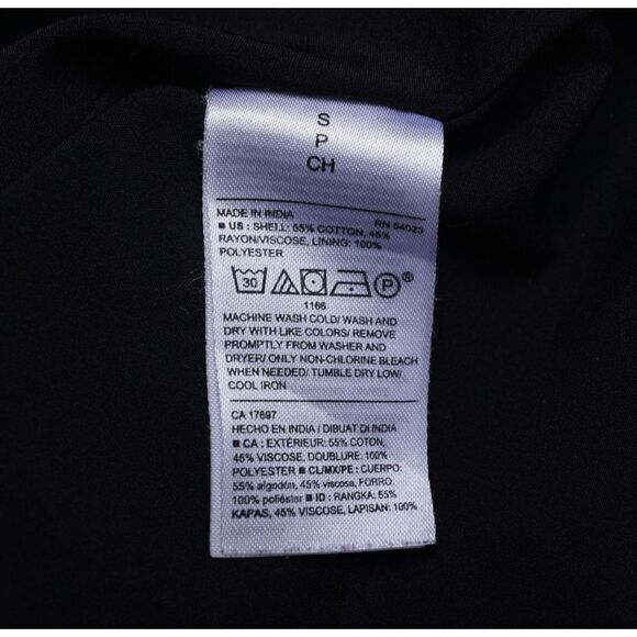 Old Navy Black Tropical Floral Fit and Flare Dress - Picture 8 of 8